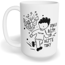 Hrnek klasický velký s vlastním potiskem - Pyrotechnik