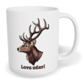 Hrnek klasický malý s vlastním potiskem - Lovu zdar!