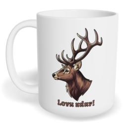 Hrnek klasický malý s vlastním potiskem - Lovu zdar!