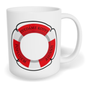 Hrnek klasický malý s vlastním potiskem - Záchranný kruh