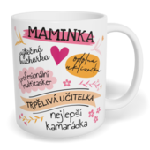Hrnek klasický malý s vlastním potiskem - Moje maminka