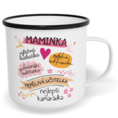 Hrnek plecháček s potiskem na míru - Moje maminka