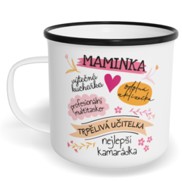 Hrnek plecháček s potiskem na míru - Moje maminka