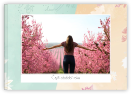 Fotolibro orizzontale con copertina rigida e carta di qualità - Le quattro stagioni