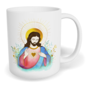 Hrnek klasický malý s vlastním potiskem - Pán Ježíš