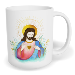 Hrnek klasický malý s vlastním potiskem - Pán Ježíš