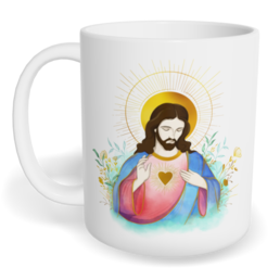 Hrnek klasický malý s vlastním potiskem - Pán Ježíš