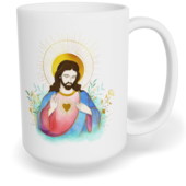 Hrnek klasický velký s vlastním potiskem - Pán Ježíš