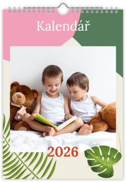 Fotokalendář nástěnný na výšku - Lupeny