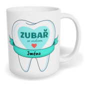 Hrnek klasický malý s vlastním potiskem - Nejlepší zubař