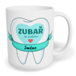 Hrnek klasický malý s vlastním potiskem - Nejlepší zubař