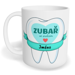 Hrnek klasický malý s vlastním potiskem - Nejlepší zubař