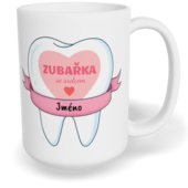 Hrnek klasický velký s vlastním potiskem - Nejlepší zubařka