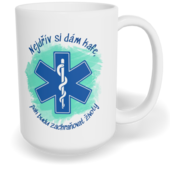 Hrnek klasický velký s vlastním potiskem - Záchranář