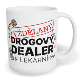 Hrnek klasický malý s vlastním potiskem - Lékárník