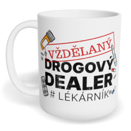 Hrnek klasický malý s vlastním potiskem - Lékárník