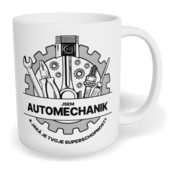 Hrnek klasický malý s vlastním potiskem - Automechanik