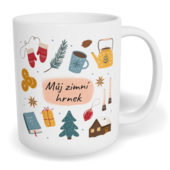 Hrnek klasický malý s vlastním potiskem - Můj zimní hrnek