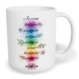 Hrnek klasický malý s vlastním potiskem - Harmonie