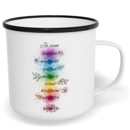 Hrnek plecháček s potiskem na míru - Harmonie