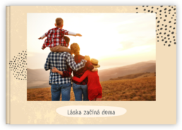 Fotolibro orizzontale con copertina rigida e carta di qualità - Astratto