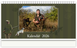 Stolní fotokalendář s vlastními jmény - Myslivec