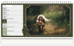 Stolní fotokalendář s vlastními jmény - Poľovník