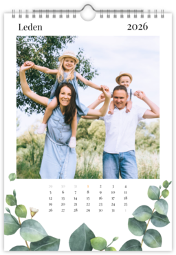 Fotokalendář nástěnný na výšku - Eukalyptus