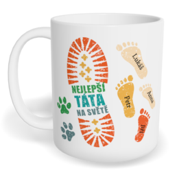 Hrnek klasický malý s vlastním potiskem - Nejlepší táta na světě vol. 2
