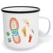 Hrnek plecháček s potiskem na míru - Nejlepší táta na světě vol. 2