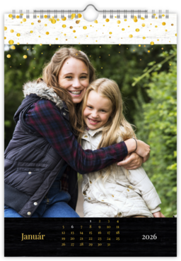 Fotokalendar nástenný mesačný na výšku z fotiek - Odlesky