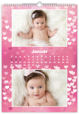 Fotokalendar exkluzív na výšku - Srdca