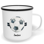 Hrnek plecháček s potiskem na míru - Fotbal vol. 2