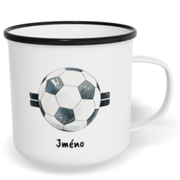Hrnek plecháček s potiskem na míru - Fotbal vol. 2