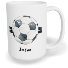 Hrnek klasický velký s vlastním potiskem - Fotbal vol. 2