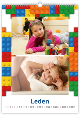 Fotokalendář exklusiv na výšku - Stavebnice