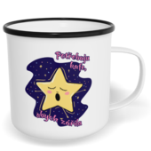 Hrnek plecháček s potiskem na míru - Potřebuju kafe