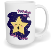 Hrnek klasický velký s vlastním potiskem - Potřebuju kafe