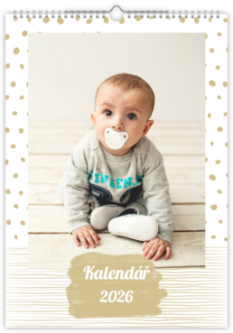 Fotokalendář exklusiv na výšku - Jemný neutral