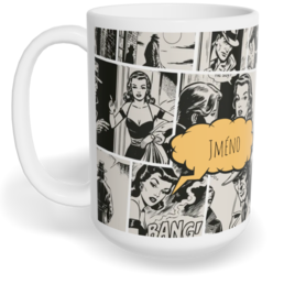 Hrnek klasický velký s vlastním potiskem - Komiks
