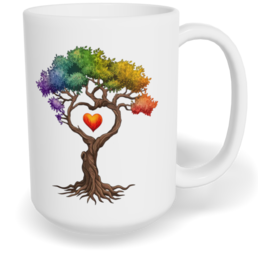 Hrnek klasický velký s vlastním potiskem - Strom života