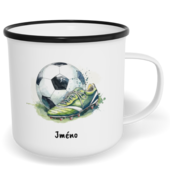 Hrnek plecháček s potiskem na míru - Fotbal vol. 1