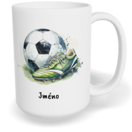 Hrnek klasický velký s vlastním potiskem - Fotbal vol. 1