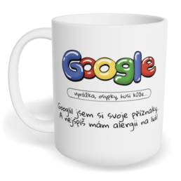 Hrnek klasický malý s vlastním potiskem - Příznaky