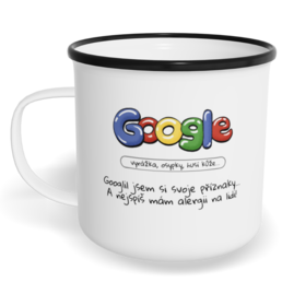 Hrnek plecháček s potiskem na míru - Příznaky